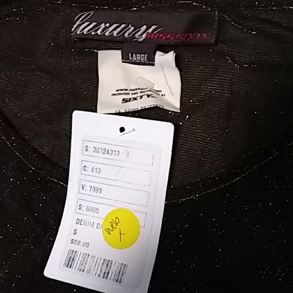 Ladies long sleeve sheer blouse - Picture 2 of 2